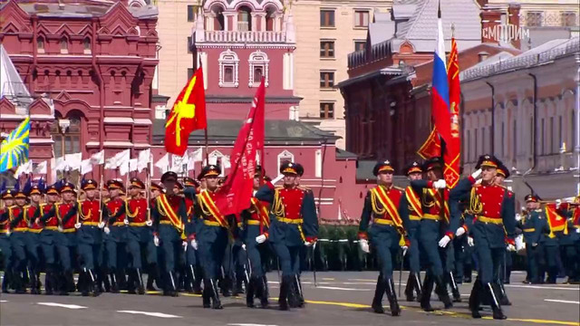 Военный парад, посвященный 77-й годовщине Победы в ВОВ 1941–1945 гг. (9.05.2022)