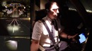 Посадка грузового Боинг 777 в ночном Сеуле