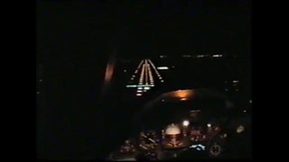 Boeing 747-200 Cockpit Landing in Paris CDG