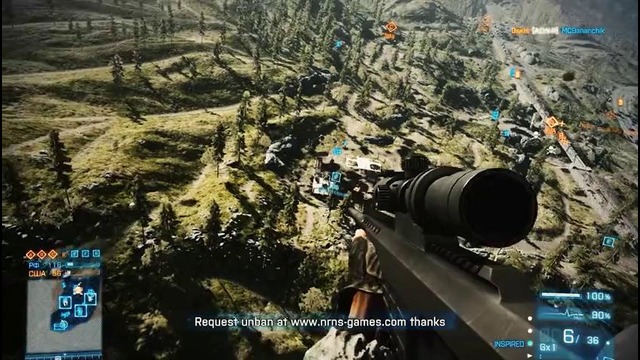 Battlefield 3 AIR SNIPING by Inspired