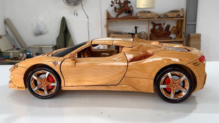 Ferrari SF90 Spider 2022 – Woodworking Art #Shorts