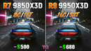 Ryzen 7 9850X3D vs Ryzen 9 9950X3D – Test in 10 Games