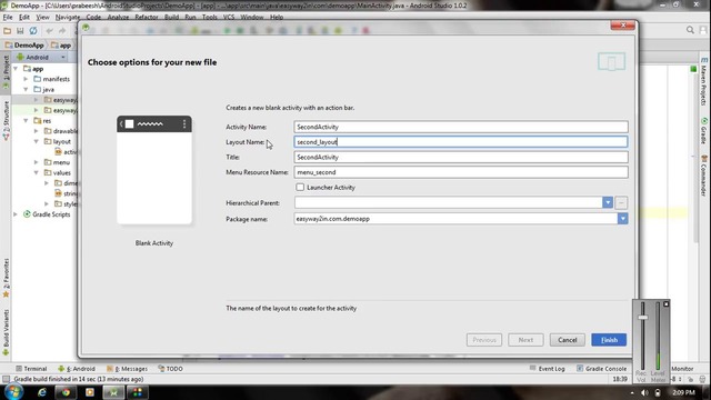 Android Studio Tutorial – 04 – Send data to an Activity