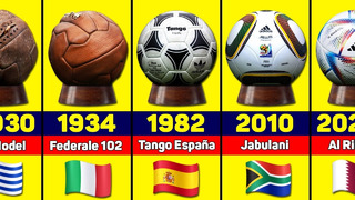 Every Official FIFA World Cup Ball 1930-2022