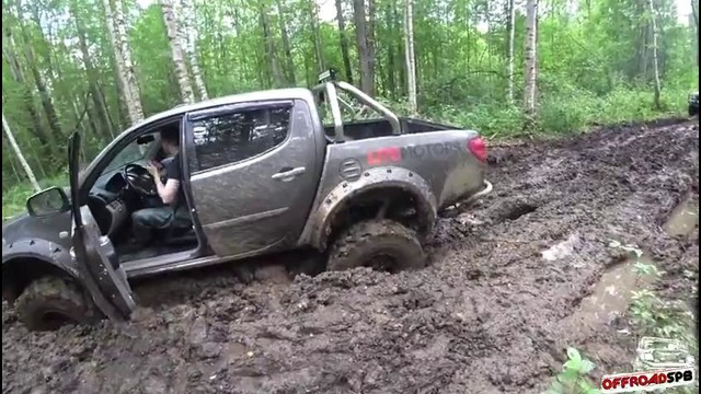 OffroadPSB. Битва Гигантов и их лебёдок, Nissan, Land Rover, Mitsubishi