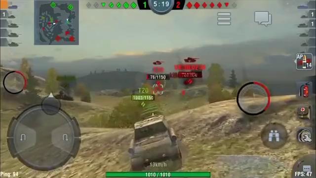 World of Tanks Blitz (видеообзор игры на Android)