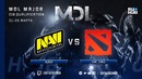 MDL Major 2018 – Natus Vincere vs Slozhniy Memas (Game 3, CIS Quals)