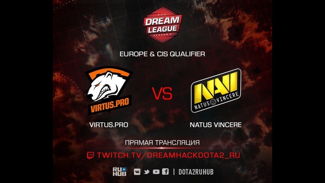DreamLeague Season 8 – Natus Vincere vs Virtus.Pro (Game 2)