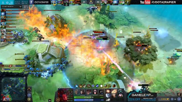 Dota 2 Miracle- Bloodseeker Nearly 1000 GPM 8 Slotted