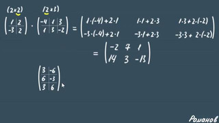 МАТРИЦЫ математика УМНОЖЕНИЕ МАТРИЦ и простейшие операции с матрицами