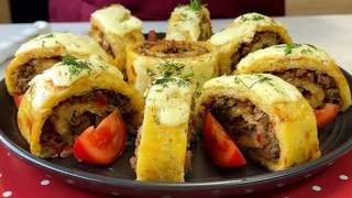 Mazzasiga gap yo’q Qiymali rulet / Необыкновенно вкусный мясной рулет в духовке