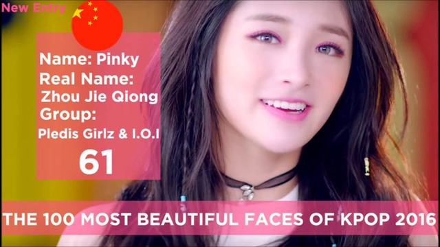 100 Most Beautiful Faces Of Kpop 2016