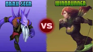 Dota 2 Battle – Dark Seer vs Windrunner