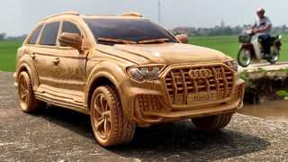 Wood Carving – 2021 Audi Q7 (Amazing Wooden Car) – Woodworking Art