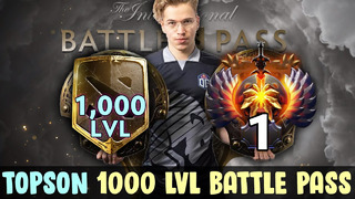 Topson 1000 lvl Battle Pass vs TOP-1 10k and SMURF