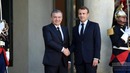 Shavkat Mirziyoyev Yelisey saroyida Emmanuel Makron bilan uchrashdi (09.10.2018)