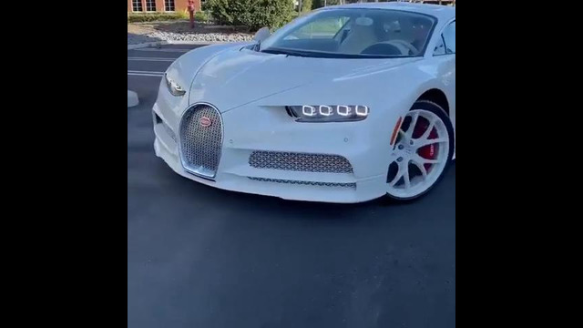White Bugatti Chiron