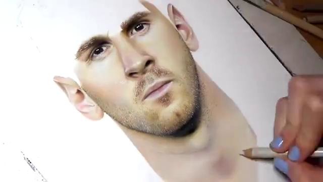 Drawing Lionel Messi