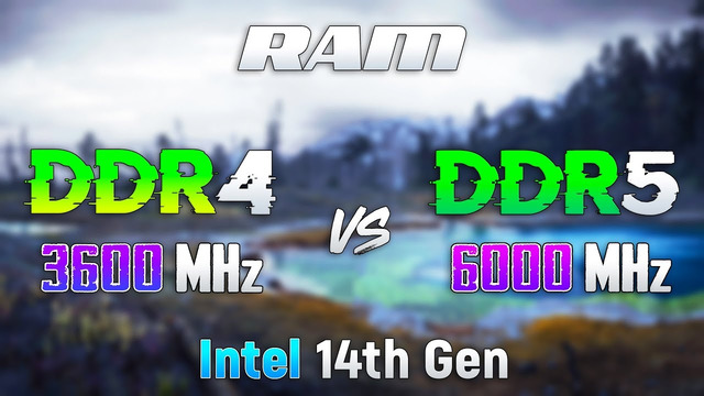 DDR4 vs DDR5 – Gaming on Intel 14th Gen