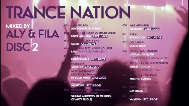 Aly & Fila – Trance Nation: Ministry Of Sound 2CD (Minimix) 2014