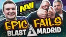 [Na’Vi CS GO] Эпик фейлы на blast madrid