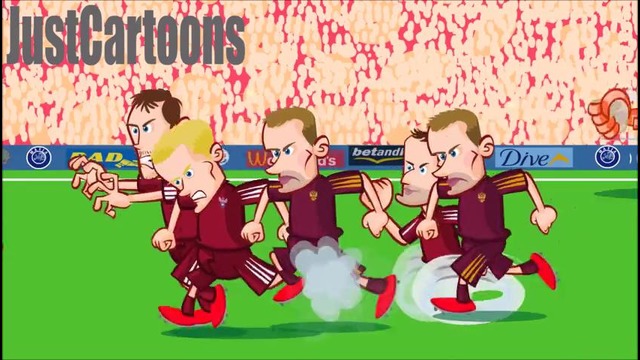 Уэльс – Россия 3 – 0 Евро 2016 День 11