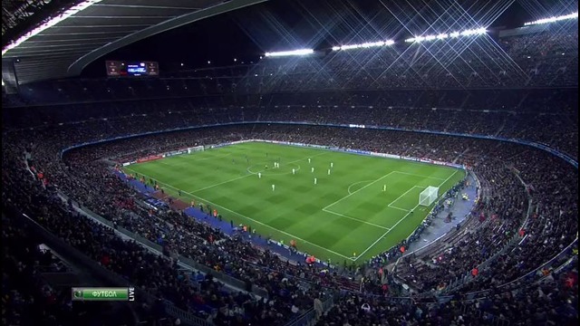 Барселона – Байер | ЛЧ 2011/2012 | 1/8 финала | ответный матч | 1-й тайм