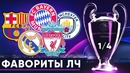 Кто пройдет в 1/4 Лиги Чемпионов 2019 | Главные фавориты ЛЧ | Прогноз от GOAL24