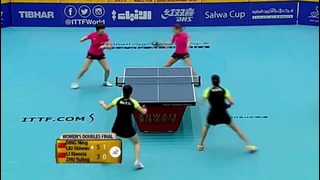 2016 Kuwait Open Highlights- Ding Ning-Liu Shiwen vs Li Xiaoxia-Zhu Yuling (Final)