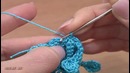 Crochet Big Flower Pattern Урок 61 часть 1 из 3 Вязание объемного цветка