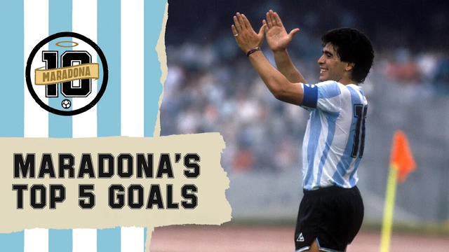 Топ-5 голов Диего Марадоны | Diego Maradona’s Top 5 Goals | FIFA World Cup