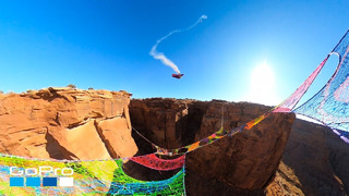 GoPro Awards Wingsuiter Flies Through Narrow Hole Over 400ft Canyon in 4K