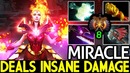 Dota 2 Miracle- [Lina] Deals Insane Damage! Carry Build
