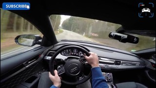 POV 760 HP Audi S8 Talladega MTM Acceleration Autobahn Test Drive & Sound