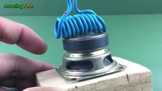 Free energy generator speaker magnet coil 100% work new science technology idea proj