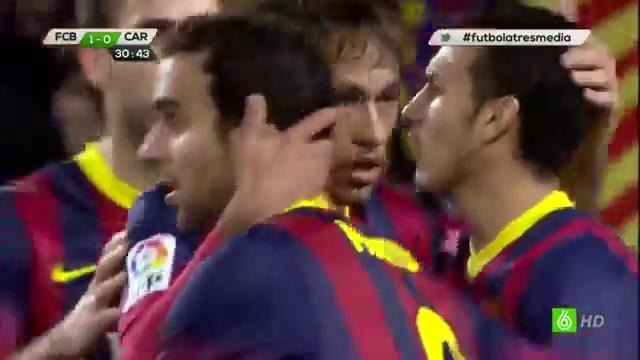 FC Bᴀʀᴄᴇʟᴏɴᴀ 3-0 Cᴀʀᴛᴀɢᴇɴᴀ Copa del Rey 17/12/2013
