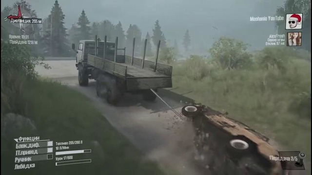 Mudrunner spintires – спасаем машины № 1