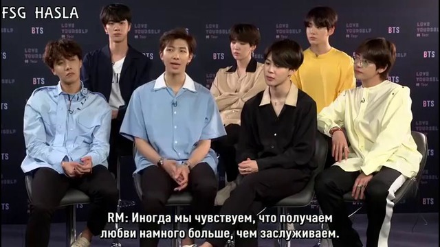 [RUS SUB] BTS Gets Real About Their New Album, ‘Love Yourself Tear