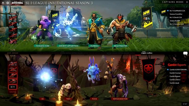 SL i-League Invitational S3 – Na`Vi vs Gambit (Game 1, CIS Qual)