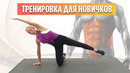 Тренировка для Новичков на Мышцы КОРА (пресс, ягодицы, спина)