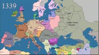 Карта Европы за 1000 лет