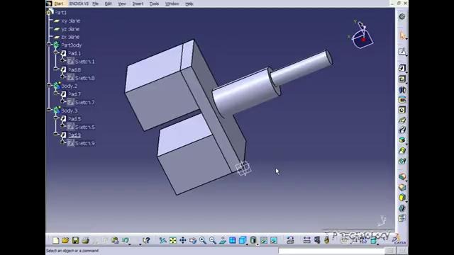 Tutorial Catia 96 – Adding Part Bodies