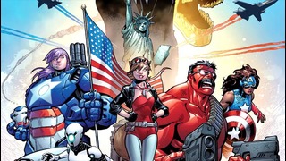 Новый состав мстителей – красный халк и капитан америка женщина
