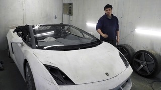 Самодельный Ламборгини Gallardo Стёкла готовы