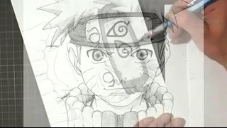 «Naruto» – tried to draw in 100 minutes