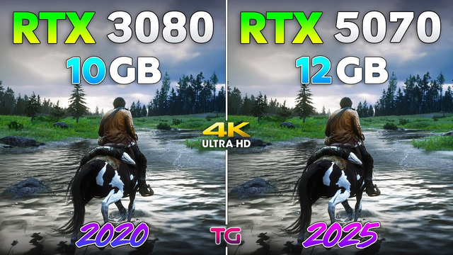 RTX 3080 vs RTX 5070 – Test in 4K