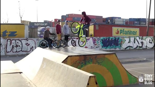 TONY STEP Тест драйв нового велосипеда AGANG EXE 1.0 2014