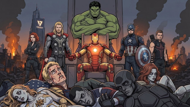 Что если Мстители попали в мир Пацанов? Мстители против Семёрки