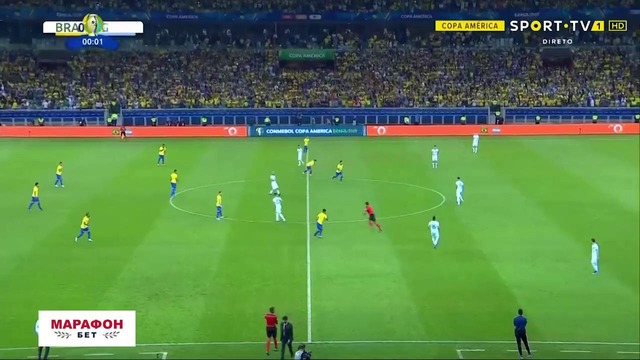 (HD) Бразилия – Аргентина | Кубок Америки 2019 | 1/2 финала | Обзор матча