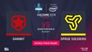 ESL One Cologne – Gambit vs Space Soldiers (Game 1, Mirage, EU Quals)